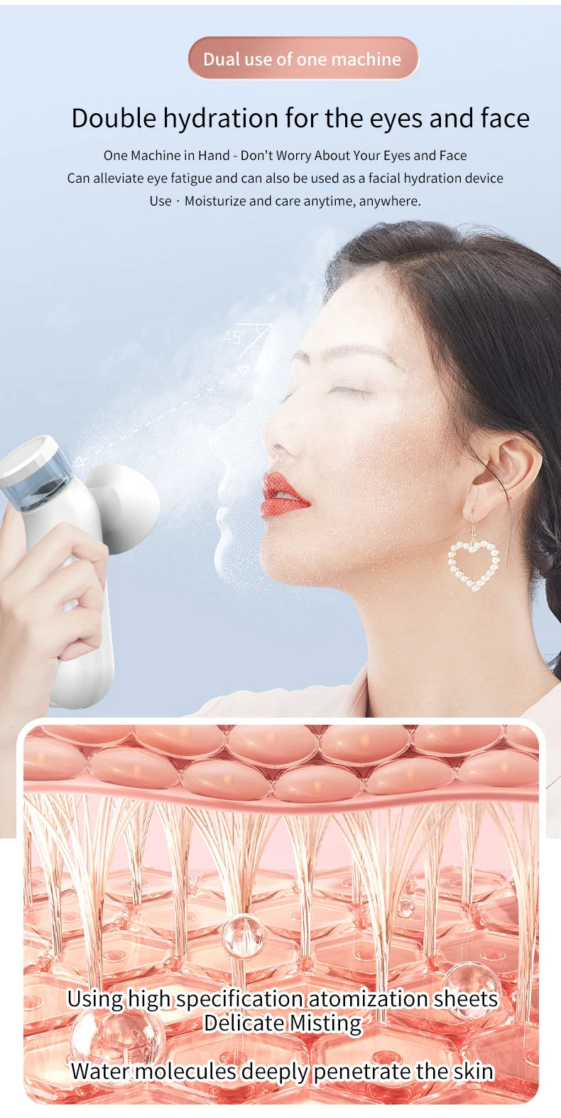 Nebya — Appareil de vapeur oculaire